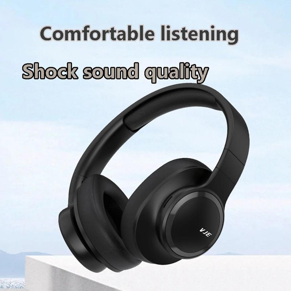 Беспроводные наушники Bluetooth с шумоподавлением, HiFi стереозвуком, длительным временем воспроизведения, складные, встроенным микрофоном, накладные наушники для игр, работы и путешествий