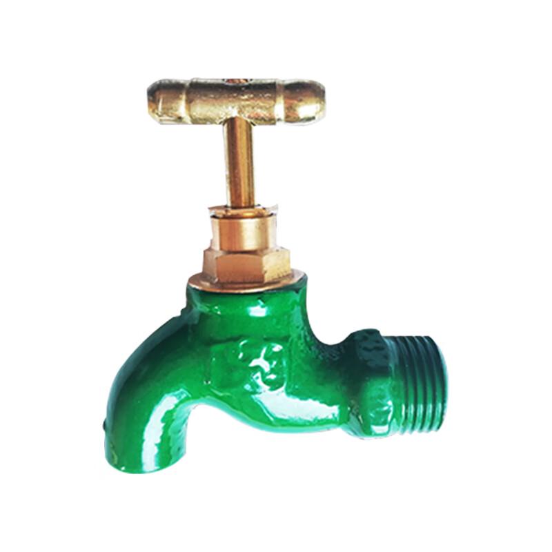 LAUTEE XFZ009 Vintage Cast Iron Bathroom Faucet with Key