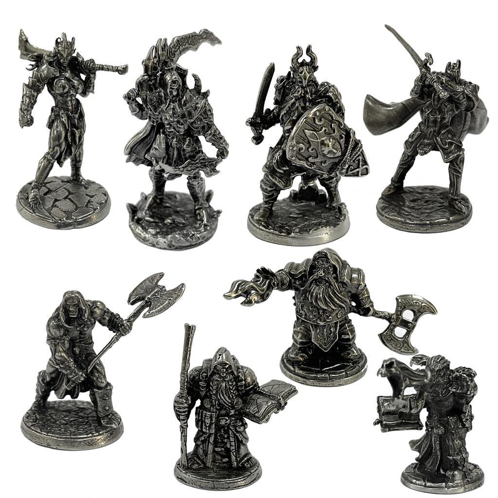 Middle Ages Legion Wraith Soldiers Toy Figurines Miniatures Metal Copper Mens Gifts Desktop Ornaments Decorations Crafts