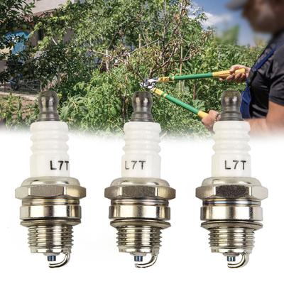 Серебряная свеча зажигания, белая, 3 шт., золотистая, новая, прочная