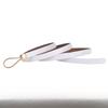 Casual Ladies Leather Thin Belt With Minimalist Knot Design And Alloy Closure