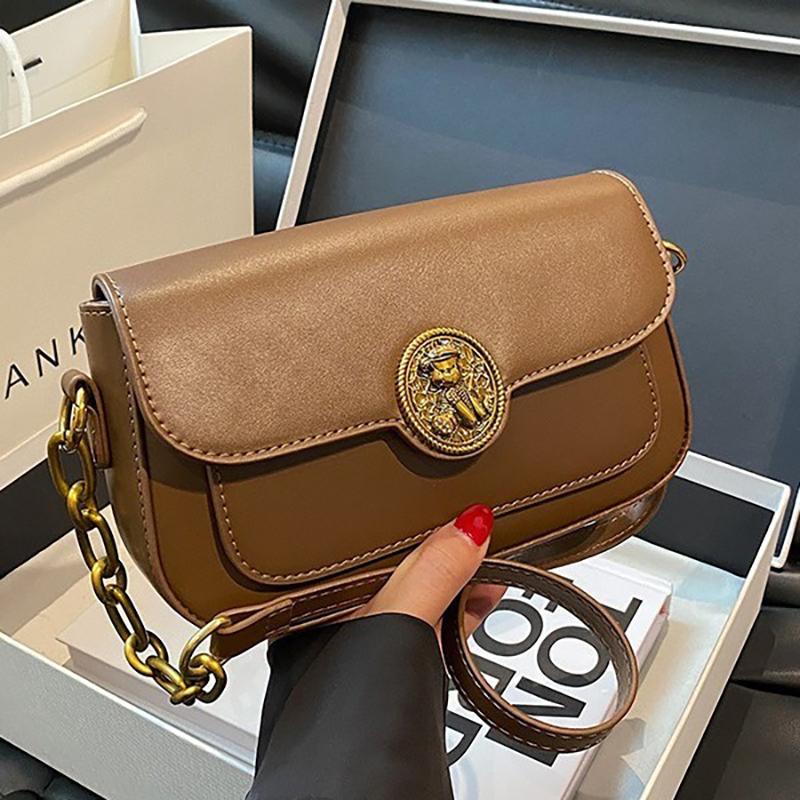 2024 Новая маленькая нишевая сумка под мышками, простая и модная сумка-багет, высококачественная ретро-сумка через плечо на одно плечо