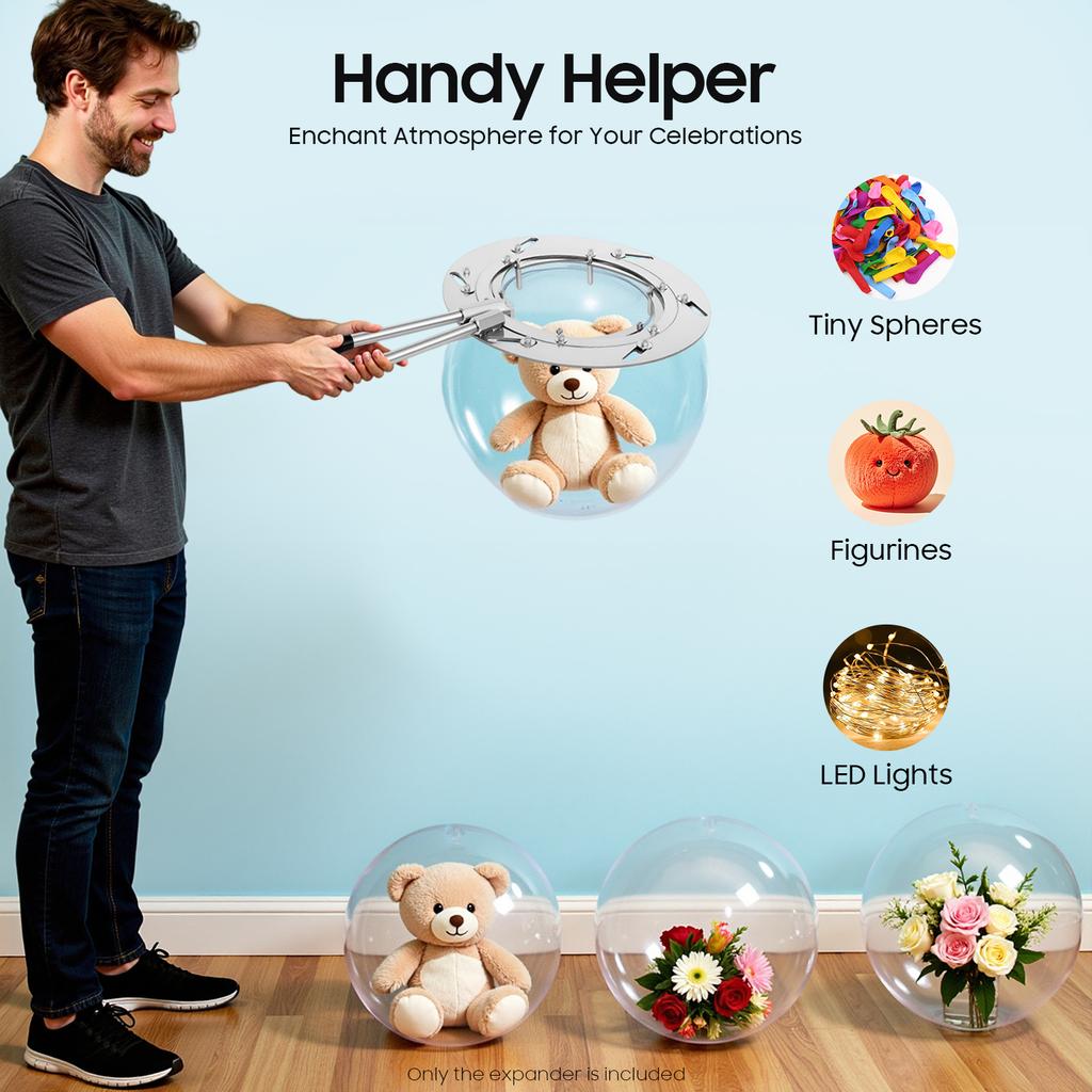 Инструмент для расширения латексных и бобо шаров из нержавеющей стали для наполняющей машины, ручной расширитель, для изготовления подарков и украшений для вечеринок