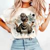 Fashion Summer 3D Print Womens T-shirts Oversized Loose Top Woman Clothing