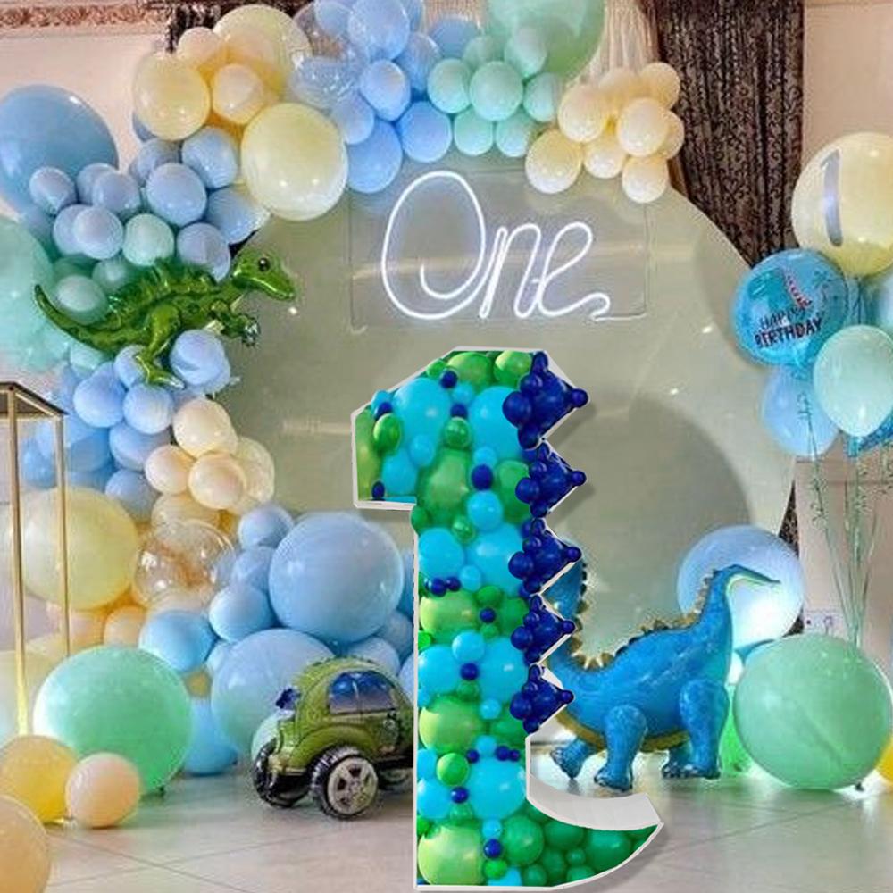 1 шт. 73 см рамка динозавра KT Board без воздушных шаров декор для вечеринки на день рождения мальчика детские подарки домашнее украшение для вечеринки только KT Board