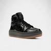 Jordan 1 Elevate High SE Черный с Коричневой Подошвой (Женский)