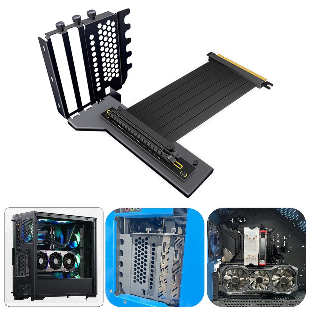 Вертикальный кронштейн для видеокарты PCI-E 3.0 для корпуса компьютера, вертикальный держатель GPU, высокая скорость, для корпусов разных размеров