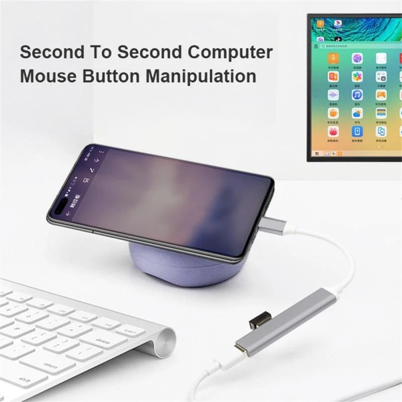 4-в-1 USB 3.0 ХАБ Type C ХАБ к USB3.0 Type-C 4 порта USB Высокоскоростной разветвитель Коробка 4 порта USB Зарядный адаптер Для Macbook iPad