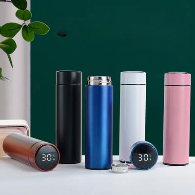 Умная термокружка с вакуумной крышкой, кружка для воды из нержавеющей стали 304, прямая вакуумная кружка, деловой подарочная кружка