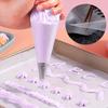 100pcs Thick Disposable Piping Bags, Durable & Reusable – Essential Cake and Dessert Decorating Tools for Home Bakers