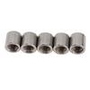 50Pcs Coupling Nut Round Rod Connector Female Thread 304 Stainless Steel M8x1.25 12 L12mm