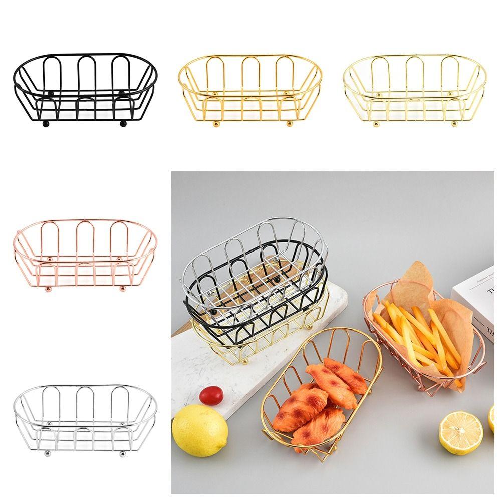 Mini French Fries Basket Carbon Steel Food Frying Basket  for Kitchen