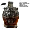 Retiree Whiskey Lover Present 280ml Decanter with Leak-Proof Seal Stopper Lion Design Ergonomic Bottleneck Large Capacity Glass Red Wine Liquor