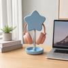 Милый подставка для наушников в виде звезды с лотком для хранения, 3D-печатный PLA вешалка для гарнитуры и настольный органайзер, Игровой офисный декор в макаронных цветах, Многофункциональный