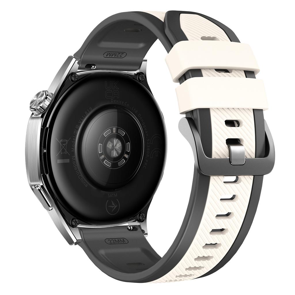 22 мм Твиловый ремешок для часов Huawei Watch GT 6/5/5 Pro/4 46 мм Двухцветный силиконовый ремешок Быстросъемный