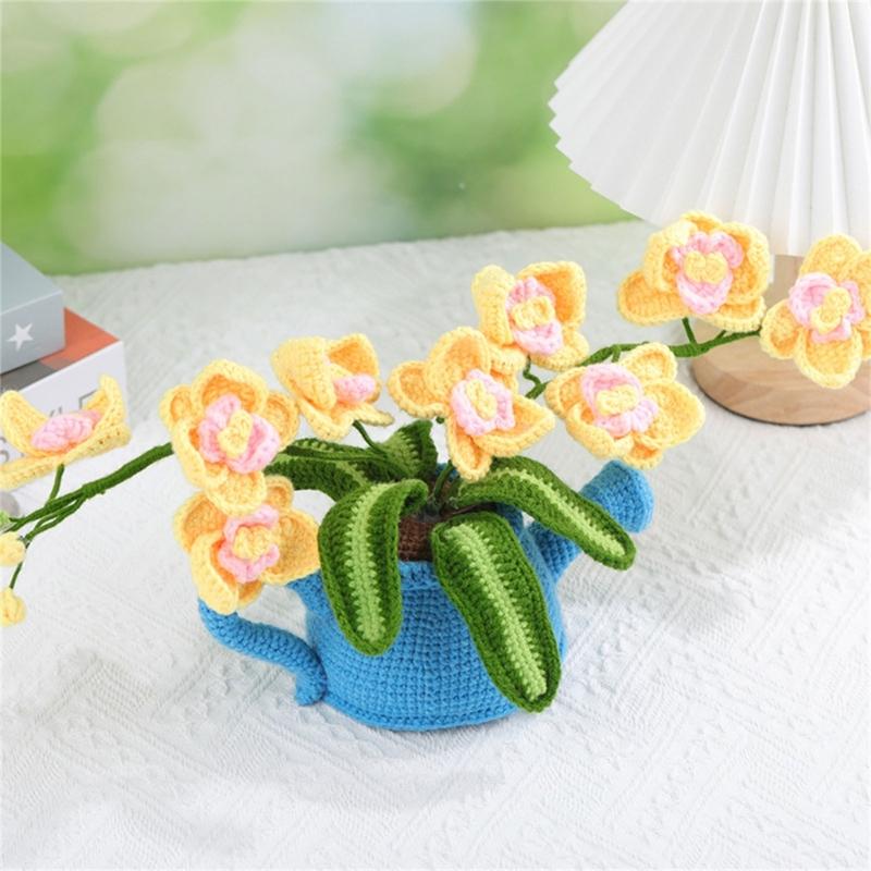 DIY Animals Crochet Starter Kits Plant Crochet Yarn Set Beginners Crochet Kits Learn to Crochet Set by English Video