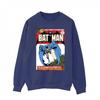 Mens Running Batman Cover Sweatshirt