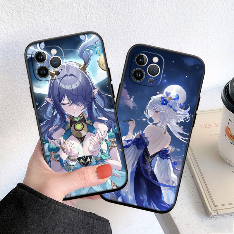 LO47 Genshin Impact Phone Case for Samsung Galaxy M06 M15 M16 M35 M55 M56 A36 A42 A50 A50S A51 A52 A32 A33 A05 A05S A06 A16 A20