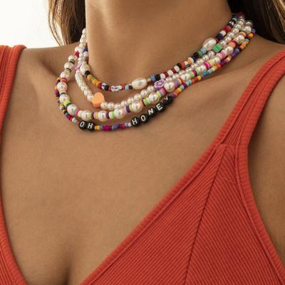 Fashionable Tropical Style Women's Multi-layer Necklace, Jewelry, Accessories