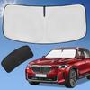 Sun Shade Sunshade for BMW X5 Windshield Cover, 4-Layer Front Window Shade Custom Fit BMW X5 M Sport xLine SUV 2019-2024 Sun Visor 240T Retractable