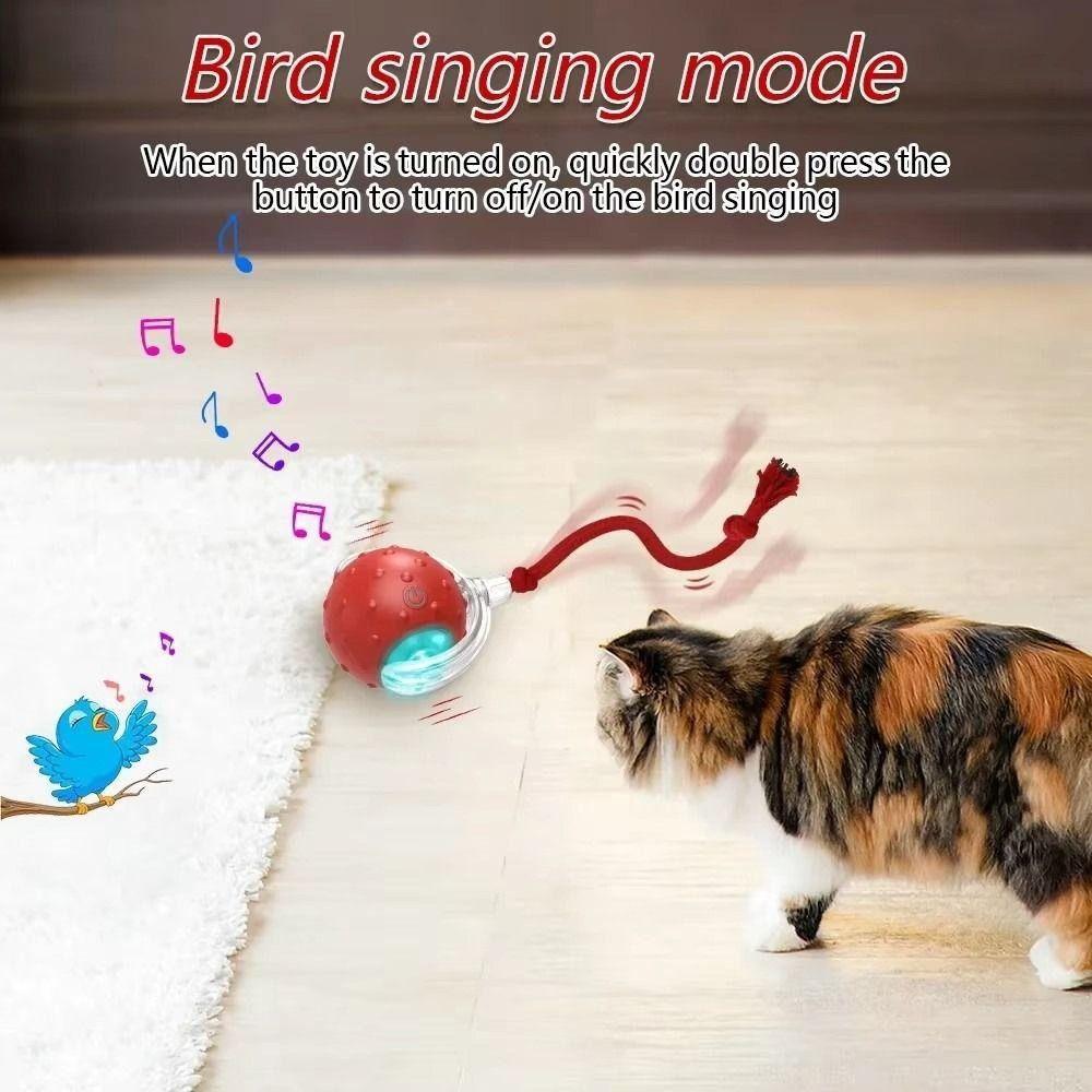 Automatic Electric Cat Ball Toy Fast Rolling Dog Cat Training Ball Smart Cat Toys Pet Supplies