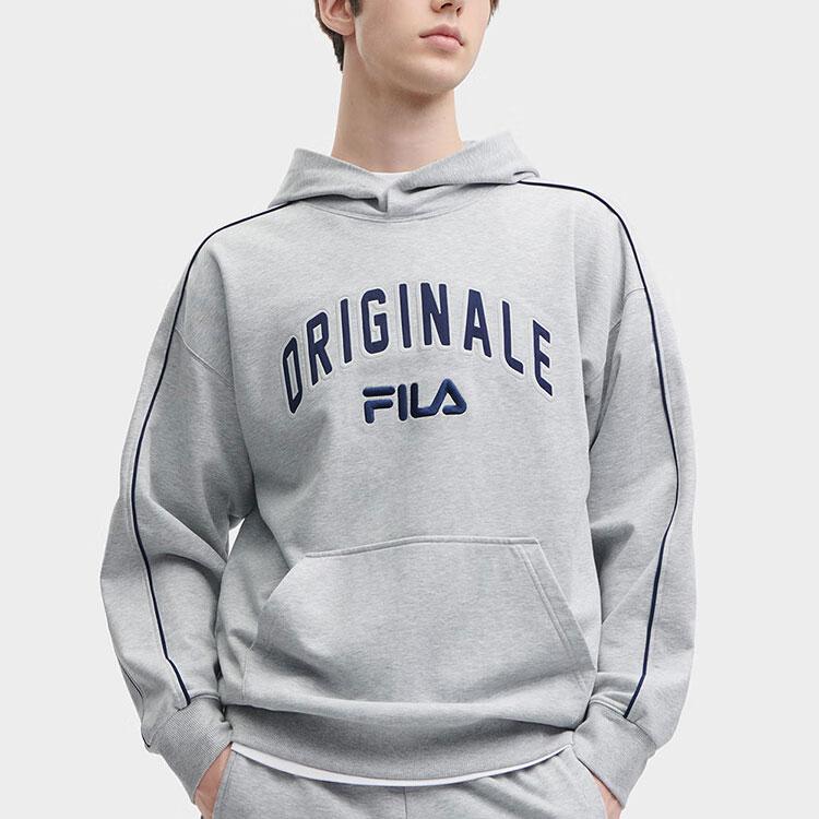Fila Толстовка мужская серая меланжевая F11M349201F-MG