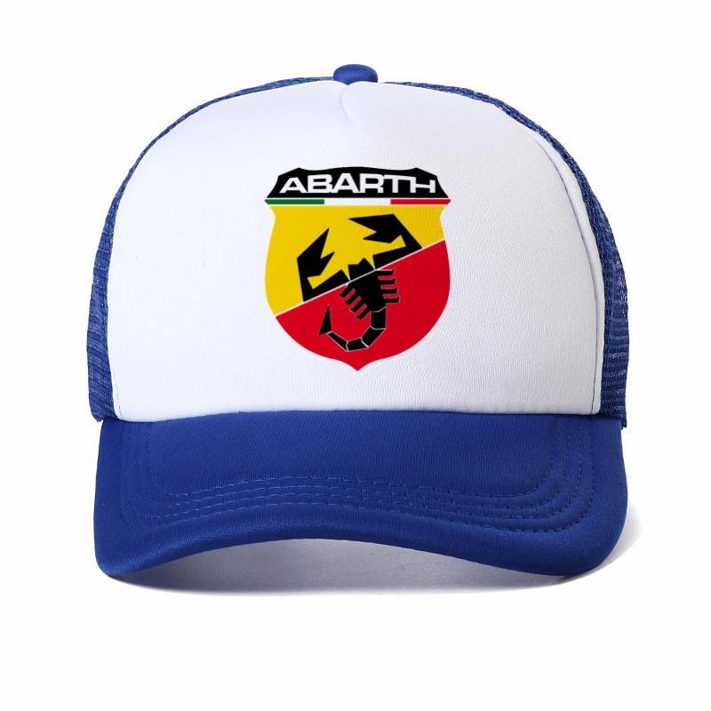Abarth Scorpion Racing cap Unisex Women Trucker hat Classic Fashion Adjustable Baseball caps summer Mesh breathable cap Casquette
