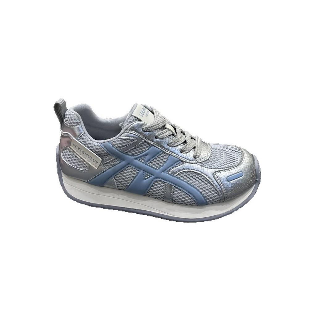 Leather mesh breathable Forrest Gump shoes women's shoes 2025 summer platform casual sports shoes soft sole lightweight dad shoes