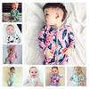 Европейско-американский унисекс боди для малыша: Комбинезон с длинным рукавом для весны, осени и лета - Детский ромпер для кондиционирования воздуха