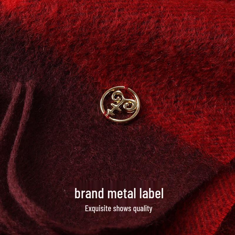 Hengyuanxiang Women's Autumn/Winter Plaid Cashmere Scarf