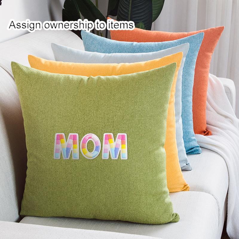 Алфавит 26 букв вышитые наклейки современный полиэстер ручная работа своими руками аппликация простота вогнутые выпуклые буквы градиент цвета