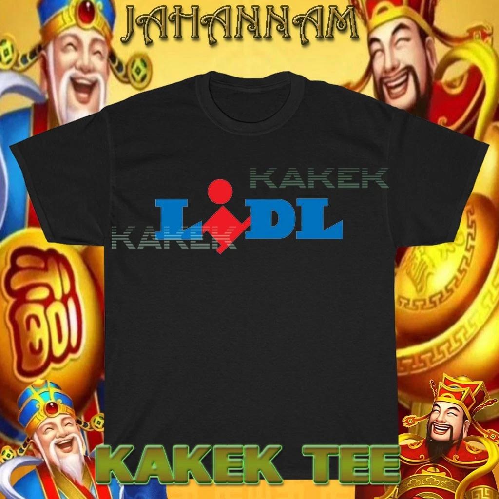 New LiDL Grocery Market Logo American T shirt Funny Size S to 5XL