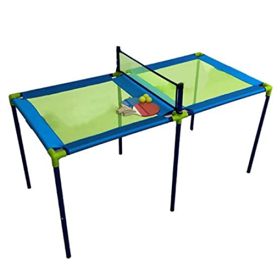 Onda GAME BREAKER Portable Table Tennis Assembly Soft Net Ping One Blue X Green Table, "Enjoy Sports," Required, Pong, Size,