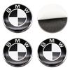 DJSA5 4Pcs ABS Wheel Center Cap Badge 56 60 65 70mm For BMW M Power M2 M3 M4 M5 M6 M Competition  Glossy Black Silver Tuning Accessory