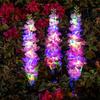 Solar powered hyacinth lamp, outdoor waterproof simulation flower lamp, lawn lamp, courtyard decoration landscape lamp