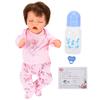 18 Inches Realistic Reborn Baby Dolls Lifelike Soft Vinyl Body Simulation Baby Doll with Pacifier