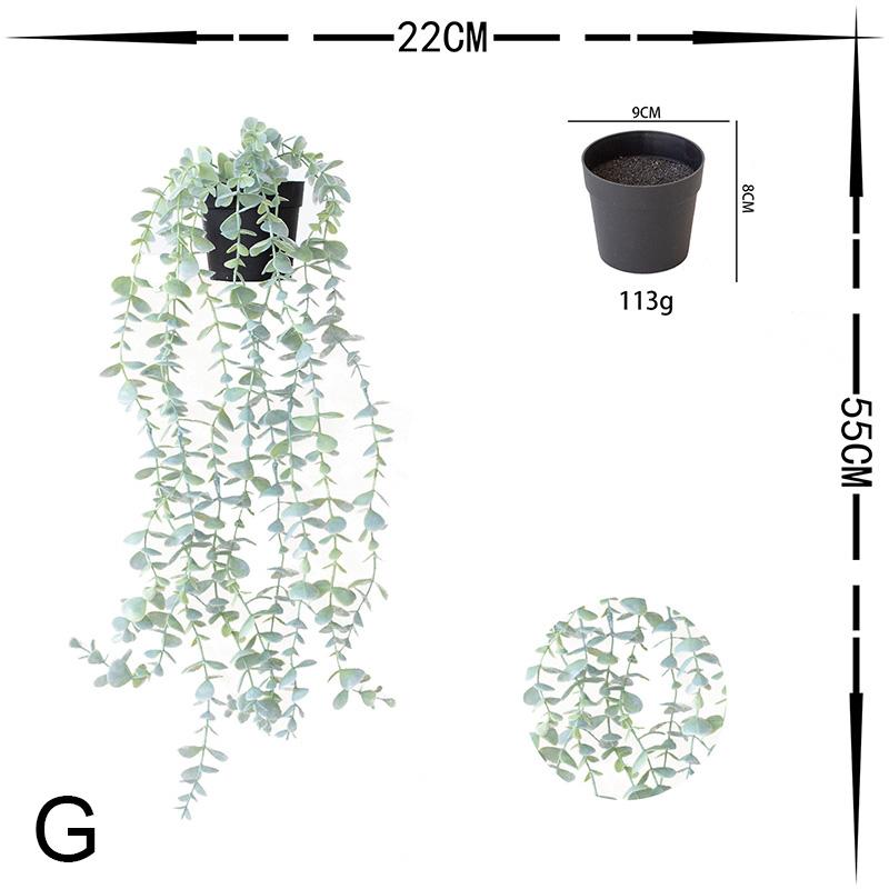Имитация искусственных лоз, настенных украшений для дома и сада, ротангов, зеленых растений, зеленых листьев