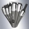 6-in-1 Electric Grooming Kit for Men Metal Body Clipper with Shaver Nose Hair Trimmer Multi-Function Tools
