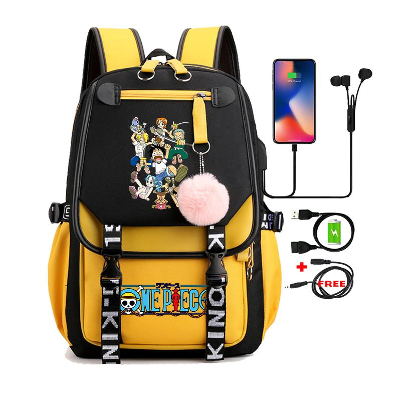 Цельный аниме Nezuko Kawaii, школьная сумка с героями мультфильмов для сумок, манга для путешествий, повседневные сумки для книг для девочек, рюкзак большой вместимости для взрослых