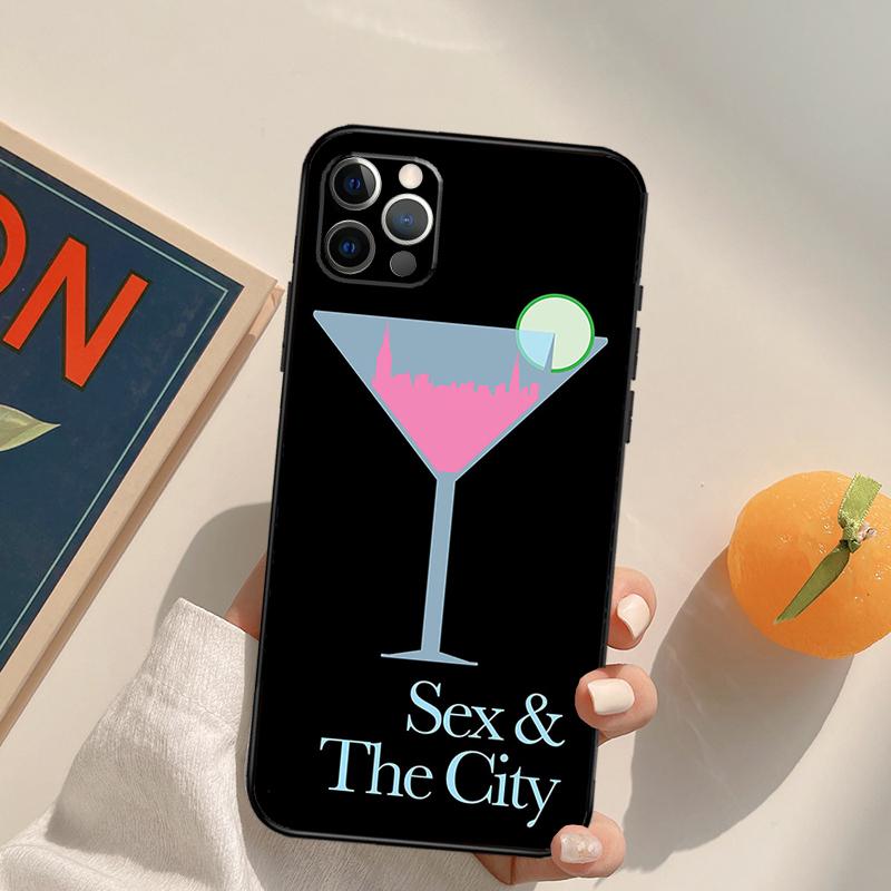 Sex and the City Funda Case For iPhone 15 14 16 Pro Max 11 12 13 Pro Max Mini XR 16e 16 15 Plus Phone Cover