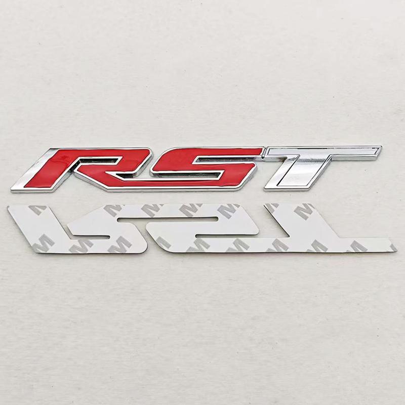 3D Металлическая Наклейка Логотип на Автомобиль Эмблема RST На крыло Боковая Задняя Крышка Багажника Для Chevrolet Silverado Tahoe Suburban Traverse Аксессуары