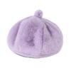 Soft Leopard Print Hat Thickened Pumpkin Painter Cap Winter Warm Bonnet Plush Octagonal Cap  Gifts
