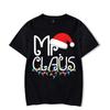 Mr and Mrs Claus Couples Matching T-Shirt Funny Christmas Party Lovers Sweet Shirt Christmas Trend Style Wife Husband T-shirts