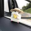 Простота ПВХ Декор для хомяка Очаровательная кукла в машину Мини Декор для предотвращения падения