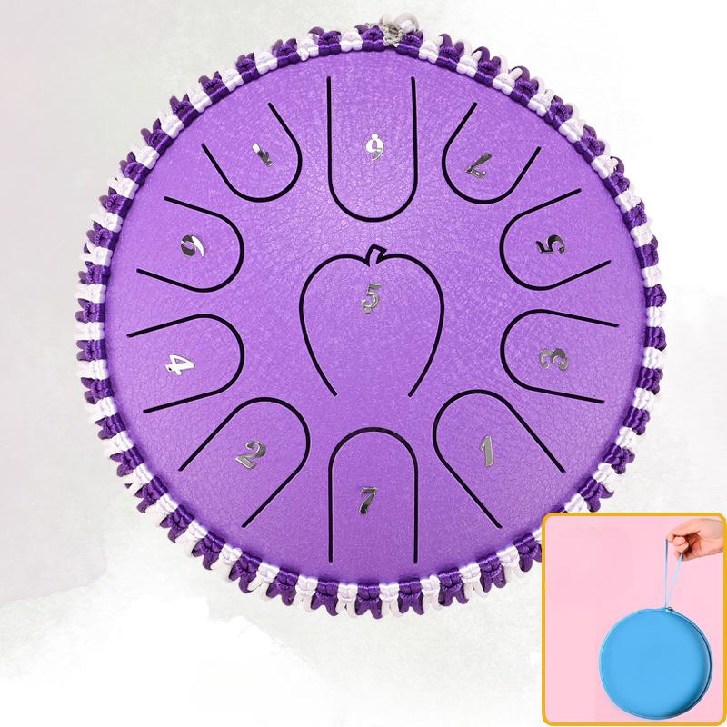 7 Inch Tongue Drum Sound Therapy Small Tongue Drums Professional Child Percussion Music Instrument Accessories Yoga Meditation Instruments Portable