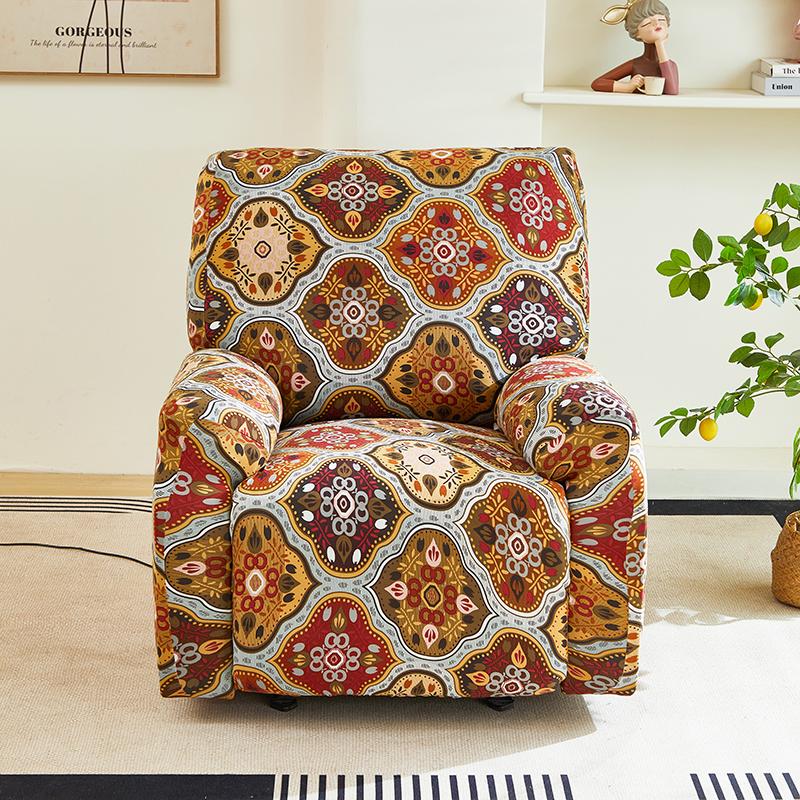 Чехлы на кресло-реклайнер Эластичный чехол на диван Чехлы на стулья Защита для мебели Чехол на кресло-реклайнер для кресла-качалки