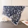 Light Luxury Dachshund Animal Printed Chiffon Square Scarf Shawl 70*70cm Versatile High-End Neck Wrap for Women