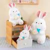 Cute Soft Cute Bottle Rabbit Plush Toy Doll Children Soothing Rag Doll Birthday Gift Throw Pillow Girl