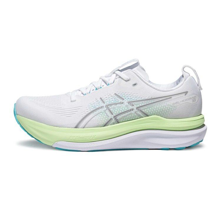 ASICS GEL KAYANO 33 Breathable Support Rebound Running Shoes Men's White Wide Fit 1011C227-100