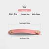 Nordic Soft Leather Anti-Collision Handle for Children's Room - Brass Door, Wardrobe, and Drawer